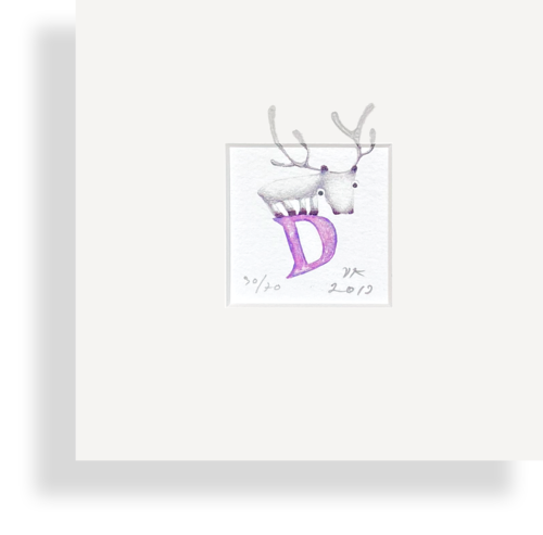 "D" reindeer
