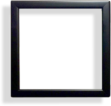 Frame 15x15cm mat black